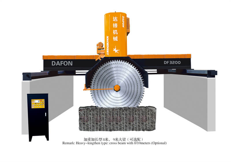 Granite cutting machine
