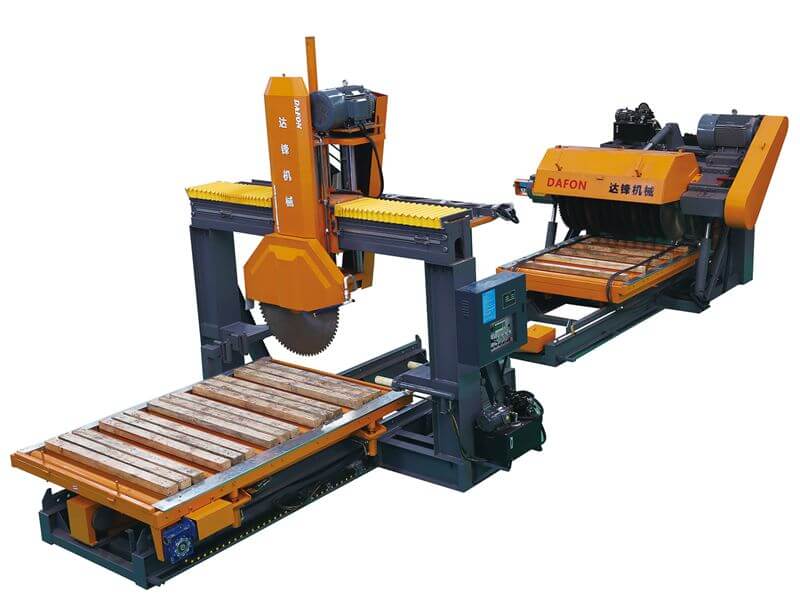 Dafon laser kerb stone cutter machine apply in Ukraine
