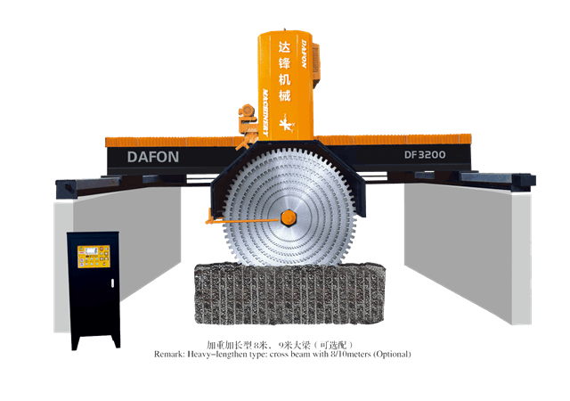 Stone Block Cutting Machine DF-2500/2800/3200