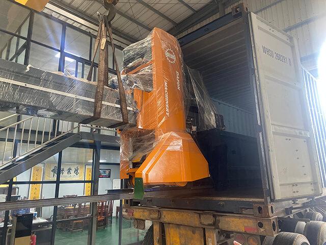 CNC granite stone bridge saw for sale to Egypt
