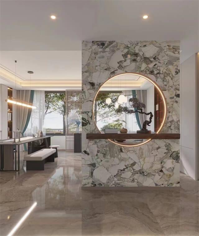 Architectural and landscape design in stone