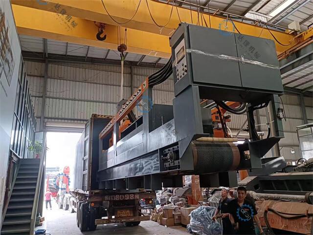 Kerbstone double face polishing machine in Norway