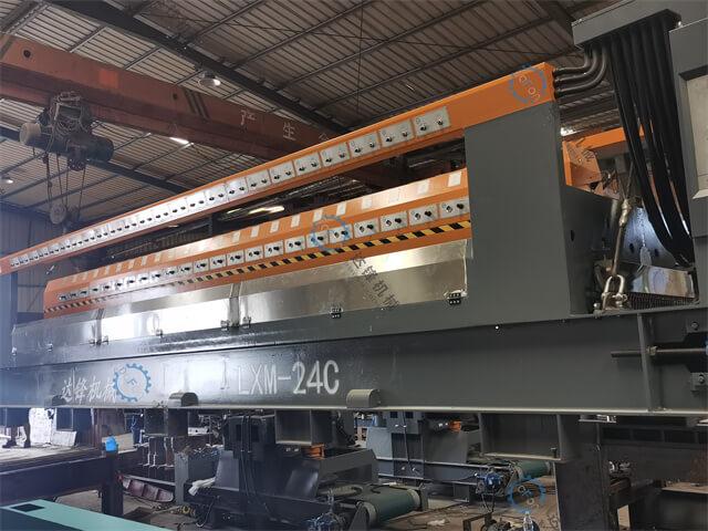 24 heads resin granite line polish machine in Arabia