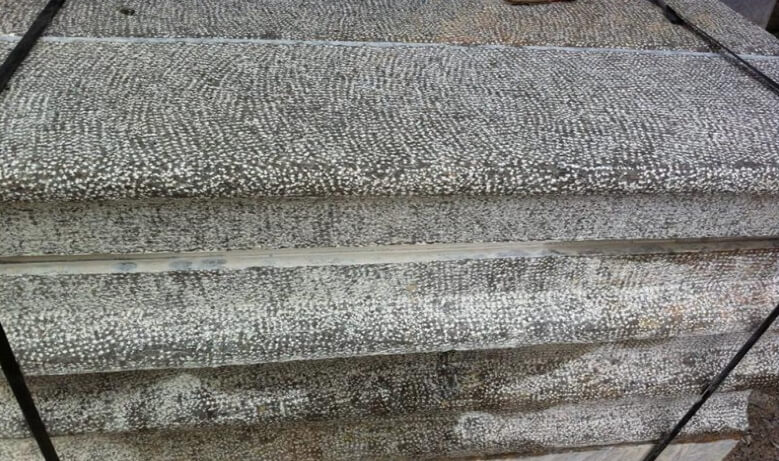 bush hammered finish