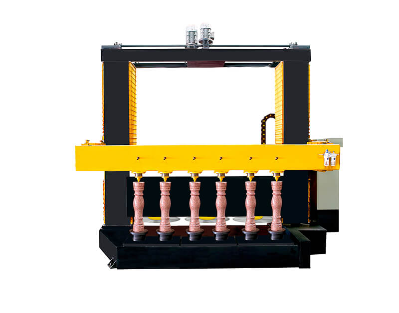 6 heads Stone Baluster Profiling Machine