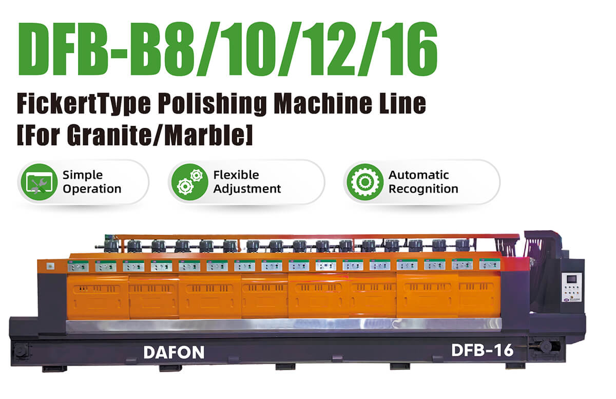 Granite marble stone polishing machine