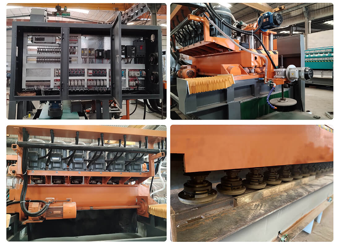 Line polishing machine