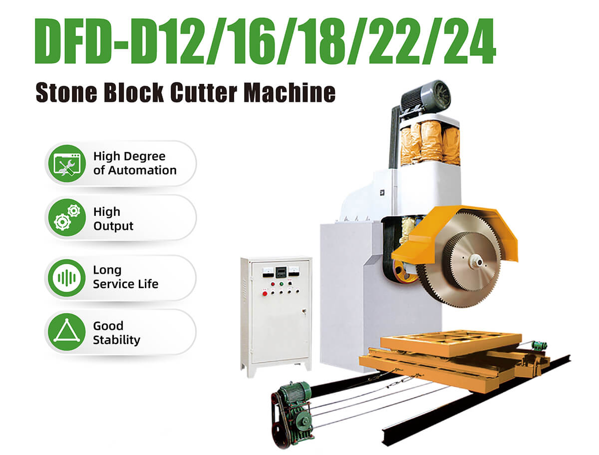 Stone Block Cutting Machine